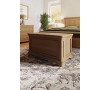 FWStyle Bedroom Storage Box Natural Lacquered Oak Finish in Brown FWStyle Brown