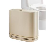 Bedroom Trash Can - Small Press Lid Trash Bin, Odor Proof Waste Basket, Slim Trashs Container | Bathroom Under Cabinet Laundry Room Dorm RV Desk, Home Indoor Compact Garbage Bin with Lid