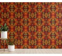 Bedroom Wall Decor Joint Roller Rough Retro Large Modern Abstract 45x200cm | Thick premium vinyl, tear-resistant and sturdy. Best for rental decoration, no wall damage.