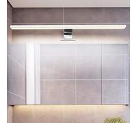 Bedroom Wall Lights, LED Over Mirror Light IP44 Cabinet Wall Lamp Bathroom Wall Sconce Shower Room Chrome Effect Waterproof Vanity Design Front Lights Shaver Picture Detachable No Switch