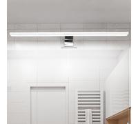 Bedroom Wall Lights, LED Over Mirror Light IP44 Cabinet Wall Lamp Bathroom Wall Sconce Shower Room Chrome Effect Waterproof Vanity Design Front Lights Shaver Picture Detachable No Switch