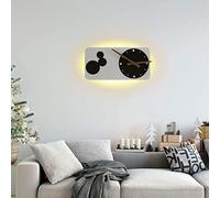 Bedroom wall lights, Wall Sconces, LED Wall Sconce, Simple Luxury Wall Clock, Wall Mounted Lights 11W, 3000K Indoor Vanity Light,Wall Lamps Compatible with Bedside, Hallway, Living