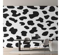 Bedroom Wall Paper for Living Room, Black and White Leopard Wallpaper, Cheetah Print Wall Mural, Home Decor, Photo Wallpaper, 305 x 244 cm 0P-96