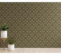 Bedroom Wall Sticker Flower Material Gold Retro Noble Kitchen European