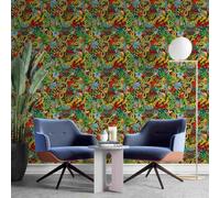 Bedroom Wallpaper Easter Hip Hop Hand-Drawn Natural Extra Christmas | Heavy-duty vinyl, stable and long-lasting. Best for rental decoration, no wall damage. Size: 45x1200.