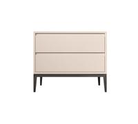 Bedroom White/Gray/Beige Storage Cabinet with Drawers, Solid Wood Bedside Table for Living Room, Bedroom, Kitchen Storage