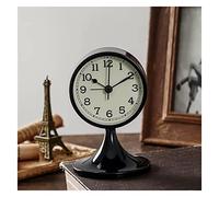 Bedrooms Alarm Clock,Bedside Silent Alarm Clocks,Alarm Clock Small Alarm Clock, Battery Operated Vintage Table Clock, Silent Movement HD Glass Desk Clock for Bedrooms Desk Travel Analog Alarm Cloc ( C