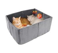 Beds for Indoor Cats - Cat Beds for Indoor | House Cave Kennel Insulated for Pet Kitten Outdoor Calming Puppy Sleeping Animal Travel Winter