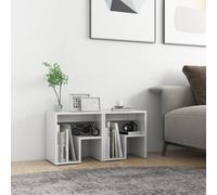 Bedside Cabinet 2pc Smoked Oak Engineered Wood 40x30x40 cm Modern Nightstand Set