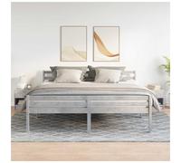 Bedside cabinet 2pcs Concrete Grey Engineered Wood 39x28x41cm Modern Nightstand