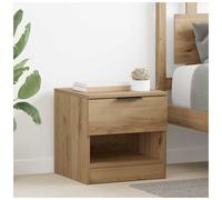 Bedside cabinet 2pcs set Artisan oak 40x39x40cm Engineered wood Small Nightstand