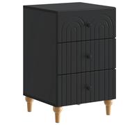 Bedside Cabinet with Drawer Engineered Wood Modern Furniture Bedroom vidaXL