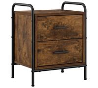Bedside Cabinet 40 x 30 x 50 cm Engineered Wood Nightstand Storage Table vidaXL