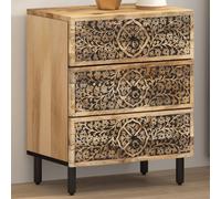 vidaXL Bedside Cabinet Nightstand Bedroom End Table Bed Table Solid Wood Mango