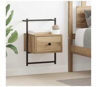 vidaXL Bedside Cabinet Artisan Oak 35 x 30 x 51 cm Engineered Wood