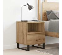 Bedside Cabinet Artisan Oak 40x35x50 cm Engineered Wood