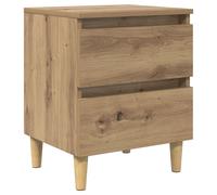 vidaXL Bed Cabinet Artisan Oak 40 x 35 x 50 cm Engineered Wood