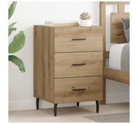 Bedside Cabinets Side Table Bedstand Nightstand 2 pcs Engineered Wood vidaXL