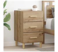 Bedside Cabinet Engineered Wood Nightstand Drawer Cabinet Multi Colours vidaXL