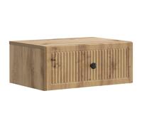 Bedside Cabinet Artisan Oak 49 x 34.5 x 20 cm Engineered Wood 1 Drawer Vintage.
