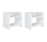 Bedside Cabinet Bed Table Telephone Stand Nightstand Engineered Wood vidaXL