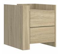 (sonoma oak) vidaXL Bedside Cabinet Nightstand Bed Side Table Engineered Wood