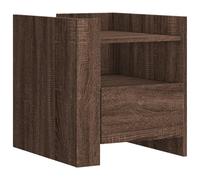 Bedside Cabinet Bedroom Nightstand Bed Side Bed Table Engineered Wood vidaXL