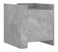 vidaXL Bedside Cabinet Concrete Grey 45x50x50 cm Engineered Wood