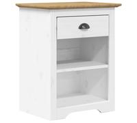 Bedside Cabinet Bedroom Side Table End Table Bedstand Solid Wood Pine vidaXL