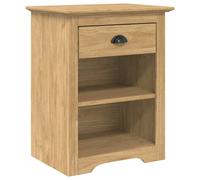 Bedside Cabinet Bedroom Side Table End Table Bedstand Solid Wood Pine vidaXL