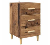 Bedside Cabinet Engineered Wood Nightstand Drawer Cabinet Multi Colours vidaXL
