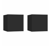 Vidaxl Bedside Cabinets 2 Pcs Sonoma Oak 30.5X30X30 Cm Engineered Wood
