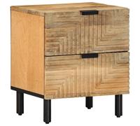 vidaXL Bedside Cabinet Brown 40x33x46 cm Solid Wood Mango