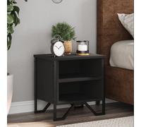 Bedside Cabinet Black 2 pcs 40x30x40 cm Engineered Wood Berkfield Home Black One Size