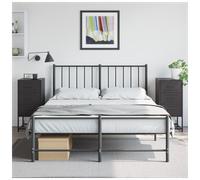 Bedside Cabinet Black Steel 36x39x78 cm Industrial Nightstand Storage Cabinets