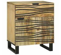 vidaXL Bedside Cabinet Brown 50 x 33 x 60 cm Solid mango wood