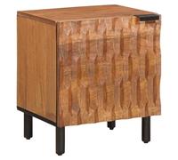 vidaXL Bedside Cabinet Brown 40 x 33 x 46 cm Solid Mango Wood