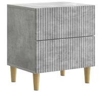 vidaXL Bedside Cabinet Concrete Grey 43 x 34.5 x 48 cm Engineered Wood