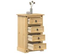 Bedside Cabinet Nightstand Bed Side Table Solid Wood Pine vidaXL