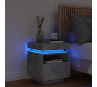 Bedside Cabinet Drawer Storage Shelf Organizer Nightstand Bedroom Side Table Uk