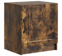 vidaXL Bedside Cabinet Smoked Oak 43 x 34.5 x 47 cm Engineered Wood