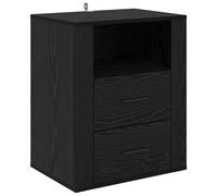 vidaXL Bedside Cabinet White 50x36x60 cm Engineered Wood