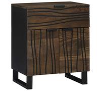 Bedside Cabinet Engineered Wood Nightstand Bedroom Furniture Compact vidaXL