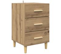 Bedside Cabinet Engineered Wood Nightstand Drawer Cabinet Multi Colours vidaXL