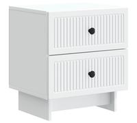 Bedside Cabinet Engineered Wood Storage Furniture Vintage Nightstand vidaXL