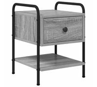 Bedside Cabinet Engineered Wood Table Nightstand Furniture Contemporary vidaXL