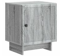 Bedside Cabinet Grey Sonoma 43x34.5x50cm Engineered Wood Vintage Compact Storage