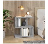 Bedside Cabinet Grey Sonoma 50x30x51.5 cm Engineered Wood Nightstand Storage Top