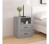 Bedside Cabinet Grey Sonoma 50x36x60 cm Engineered Wood