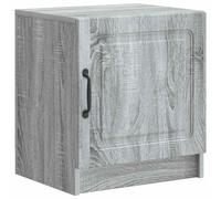 Bedside Cabinet Grey Sonoma Engineered Wood 43x34.5x47 cm Vintage w/ Swing Door